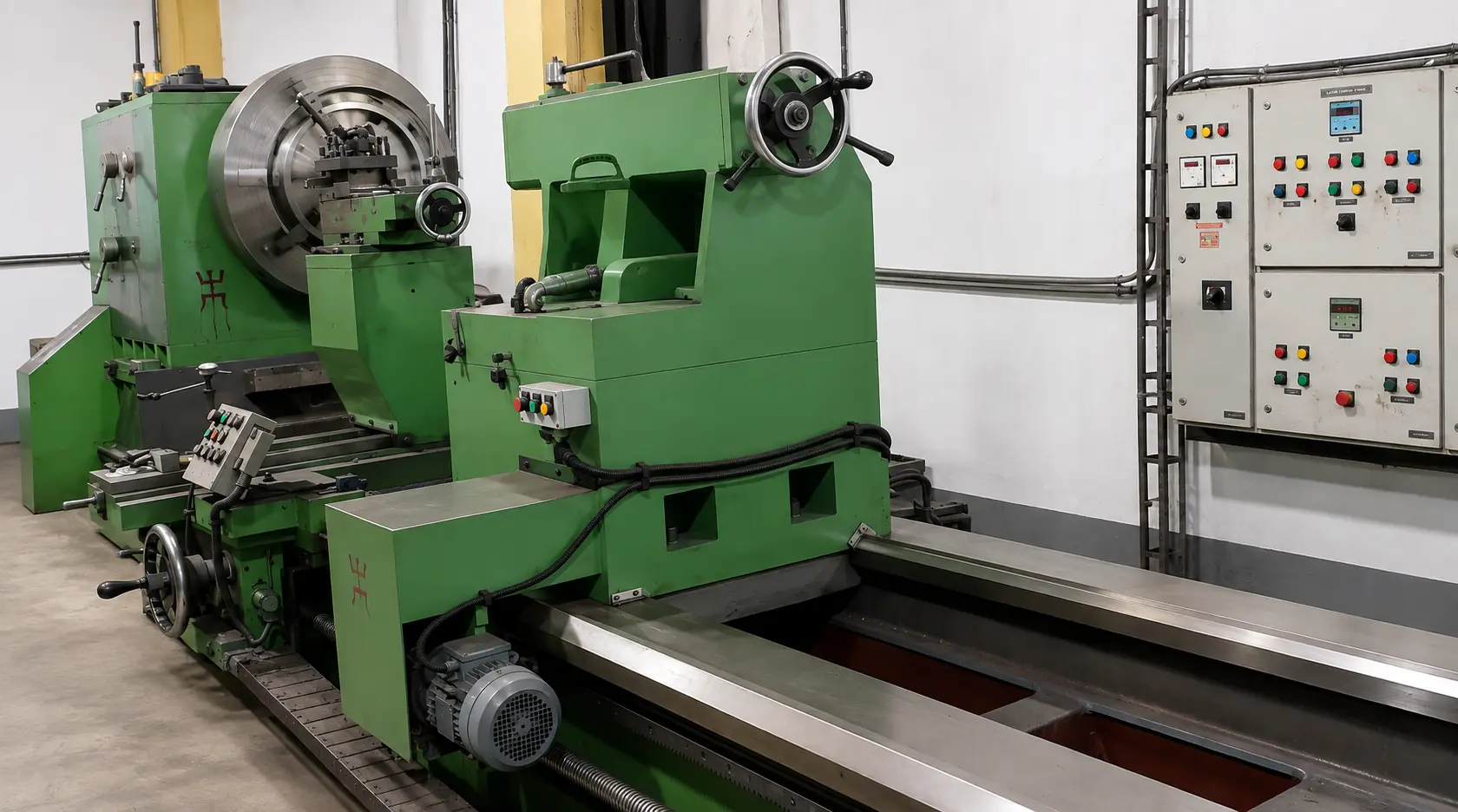 24 Foot Heavy Duty Industrial Lathe